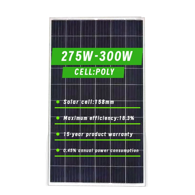 Small Solar Panels 150w 160w 170w 180w Monocrystalline Solar Panels 18V 20V One Side