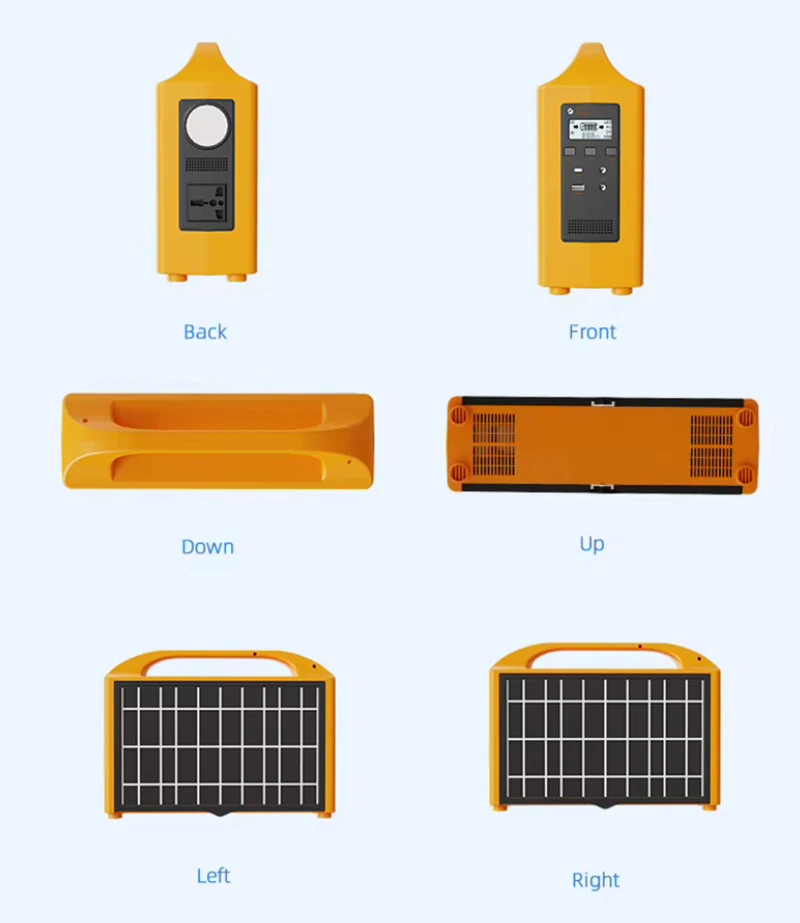240Wh Portable Power Station 200W 220V Outdoor Solar Power Supply Compatible with Foldable Solar Panel AC DC Output Wireless Charging Builtin MPPT