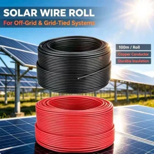 Solar Cable From Manufacturer Solar PV Cable for Rooftop Solar Panel Cable 4mm2 6mm2 PV DC
