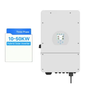 Three Phase 20kw 30kw 50kw Hybrid Home Commerical Solar Panel Inverter Battery Kit Solar Energy Power System for the Whole House 3
