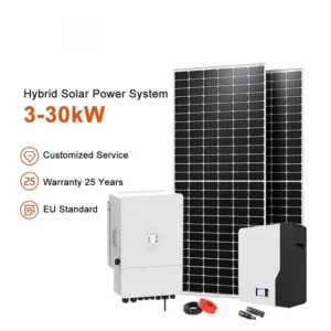Tier 1 10Kw 12Kw 15Kw 30Kw Off Grid Hybrid Solar Panels Energy System With Battery Storage