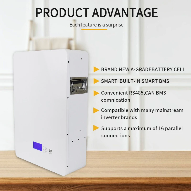 51.2V 100Ah Lithium Ion Battery Pack Compatible with Communication Ports RS232 RS485 CAN IP65 51.2V 100Ah Lithium Ion Battery Pack Compatible with Communication Ports RS232 RS485 CAN IP65