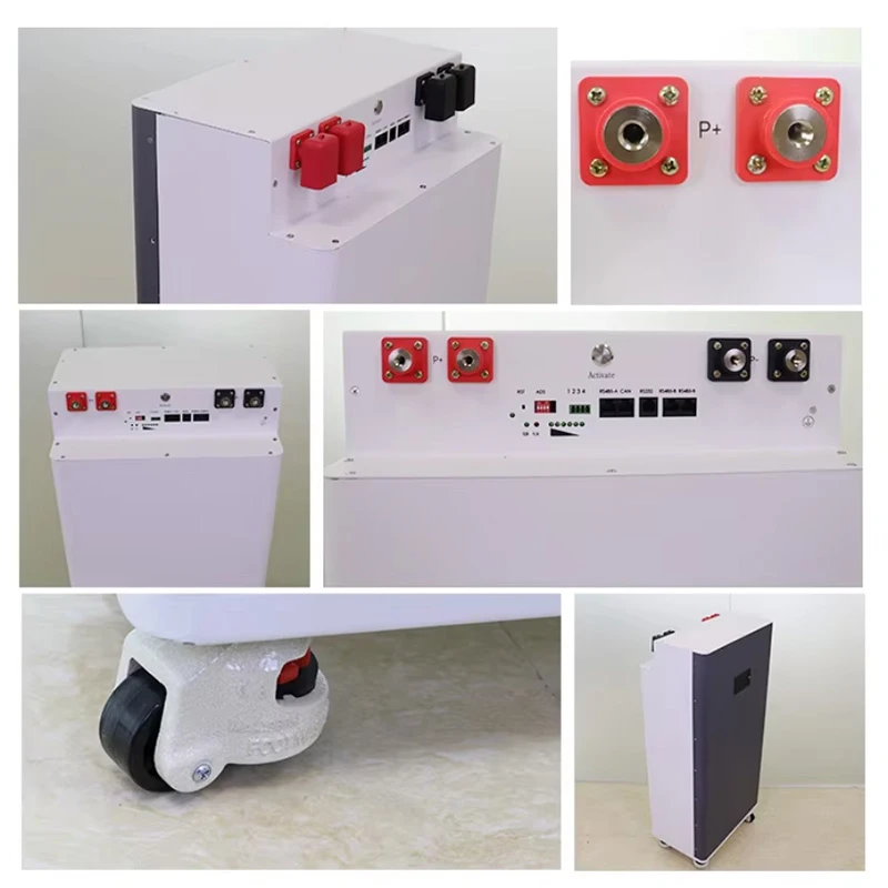 51.2v 314ah Battery Pack Lithium Iron Phosphate Cells LiFePO4 Touch Screen Floor Wheels 8000 Times Lifecycle