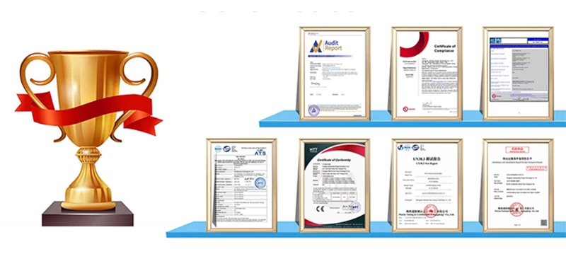 Safety Certificates of lithium battery and solar inverter UN38.3 MSDS IEC62619 IEC62040